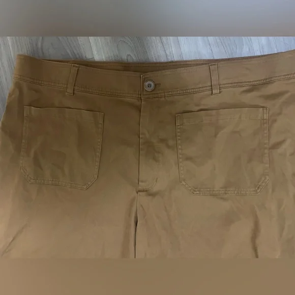 36) Ava & Viv Womens Plus High Rise Regular Crop Cropped WideLeg Pants NWT sz 26 - Picture 5 of 6